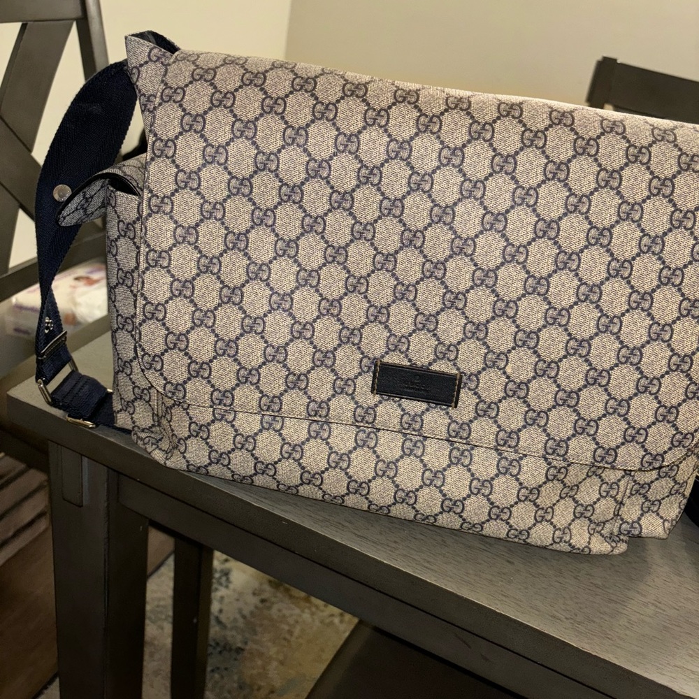 Gucci diaper bag used for 2 months